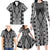 Aotearoa Tukutuku and Poutama Motif Classic Family Matching Long Sleeve Bodycon Dress and Hawaiian Shirt