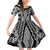 Aotearoa Tukutuku and Poutama Motif Classic Family Matching Off Shoulder Short Dress and Hawaiian Shirt