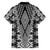 Aotearoa Tukutuku and Poutama Motif Classic Family Matching Short Sleeve Bodycon Dress and Hawaiian Shirt