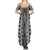 Aotearoa Tukutuku and Poutama Motif Classic Family Matching Summer Maxi Dress and Hawaiian Shirt