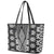 Aotearoa Tukutuku and Poutama Motif Classic Leather Tote Bag