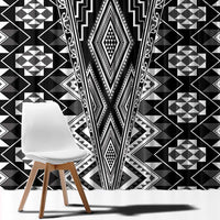Aotearoa Tukutuku and Poutama Motif Classic Window Curtain LT03 - Polynesian Pride