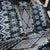 Blue Aotearoa Tukutuku and Poutama Motif Back Car Seat Cover