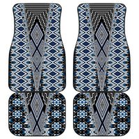Blue Aotearoa Tukutuku and Poutama Motif Car Mats LT03 - Polynesian Pride