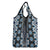 Blue Aotearoa Tukutuku and Poutama Motif Grocery Bag