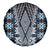 Blue Aotearoa Tukutuku and Poutama Motif Spare Tire Cover