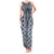 Blue Aotearoa Tukutuku and Poutama Motif Tank Maxi Dress