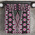 Pink Aotearoa Tukutuku and Poutama Motif Bedding Set