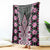 Pink Aotearoa Tukutuku and Poutama Motif Blanket