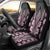 Pink Aotearoa Tukutuku and Poutama Motif Car Seat Cover