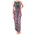 Pink Aotearoa Tukutuku and Poutama Motif Family Matching Tank Maxi Dress and Hawaiian Shirt