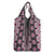 Pink Aotearoa Tukutuku and Poutama Motif Grocery Bag