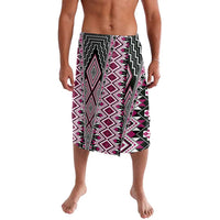 Pink Aotearoa Tukutuku and Poutama Motif Lavalava LT03 Pink - Polynesian Pride