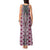 Pink Aotearoa Tukutuku and Poutama Motif Tank Maxi Dress