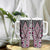 Pink Aotearoa Tukutuku and Poutama Motif Tumbler With Handle