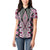 Pink Aotearoa Tukutuku and Poutama Motif Women Polo Shirt