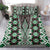 Green Aotearoa Tukutuku and Poutama Motif Bedding Set