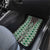 Green Aotearoa Tukutuku and Poutama Motif Car Mats