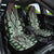 Green Aotearoa Tukutuku and Poutama Motif Car Seat Cover