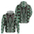 Green Aotearoa Tukutuku and Poutama Motif Hoodie