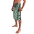 Green Aotearoa Tukutuku and Poutama Motif Lavalava