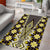 Yellow Aotearoa Tukutuku and Poutama Motif Area Rug