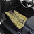 Yellow Aotearoa Tukutuku and Poutama Motif Car Mats