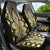 Yellow Aotearoa Tukutuku and Poutama Motif Car Seat Cover