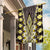 Yellow Aotearoa Tukutuku and Poutama Motif Garden Flag