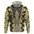 Yellow Aotearoa Tukutuku and Poutama Motif Hoodie