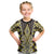 Yellow Aotearoa Tukutuku and Poutama Motif Kid T Shirt