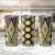 Yellow Aotearoa Tukutuku and Poutama Motif Tumbler Cup