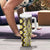 Yellow Aotearoa Tukutuku and Poutama Motif Tumbler With Handle