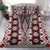 Red Aotearoa Tukutuku and Poutama Motif Bedding Set