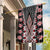 Red Aotearoa Tukutuku and Poutama Motif Garden Flag