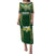 Custom Cook Islands Rugby League Puletasi Tatau Tribal Pattern-Special Edition Green Color