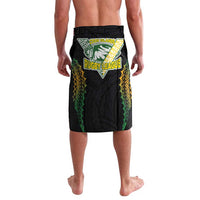 Custom Cook Islands Rugby League Lavalava Tatau Tribal Pattern-Special Edition Black Color LT03 - Polynesian Pride