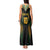 Custom Cook Islands Rugby League Tank Maxi Dress Tatau Tribal Pattern-Special Edition Black Color