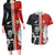 Custom Tonga and New Zealand Rugby Couples Matching Long Sleeve Bodycon Dress and Hawaiian Shirt Maori Mix Ngatu Pattern