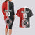 Custom Tonga and New Zealand Rugby Couples Matching Long Sleeve Bodycon Dress and Hawaiian Shirt Maori Mix Ngatu Pattern