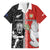 Custom Tonga and New Zealand Rugby Family Matching Long Sleeve Bodycon Dress and Hawaiian Shirt Maori Mix Ngatu Pattern