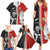 Custom Tonga and New Zealand Rugby Family Matching Summer Maxi Dress and Hawaiian Shirt Maori Mix Ngatu Pattern