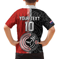 Custom Tonga and New Zealand Rugby Hawaiian Shirt Maori Mix Ngatu Pattern LT03 - Polynesian Pride