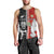 Custom Tonga and New Zealand Rugby Men Tank Top Maori Mix Ngatu Pattern