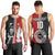 Custom Tonga and New Zealand Rugby Men Tank Top Maori Mix Ngatu Pattern