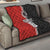 Custom Tonga and New Zealand Rugby Quilt Maori Mix Ngatu Pattern