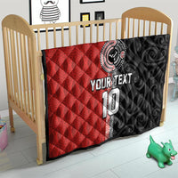 Custom Tonga and New Zealand Rugby Quilt Maori Mix Ngatu Pattern LT03 - Polynesian Pride