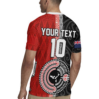 Custom Tonga and New Zealand Rugby Rugby Jersey Maori Mix Ngatu Pattern LT03 - Polynesian Pride