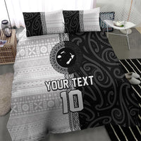 Custom Fiji and New Zealand Rugby Bedding Set Tapa Mix Maori Pattern LT03 - Polynesian Pride