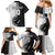 Custom Fiji and New Zealand Rugby Family Matching Mermaid Dress and Hawaiian Shirt Tapa Mix Maori Pattern